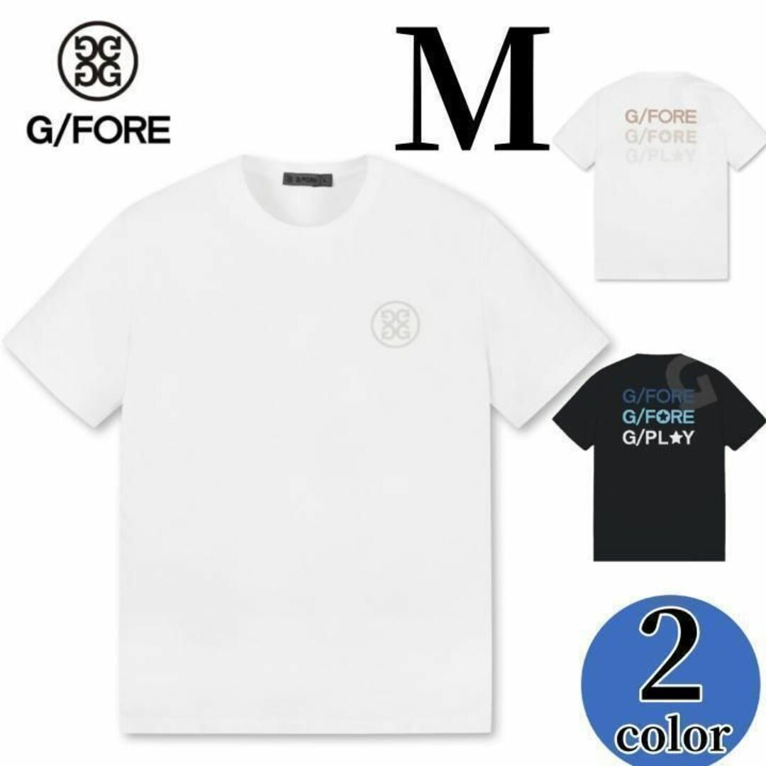 G/FORE GOLF Tシャツ ジーフォア ゴルフ ウェア 【白 M 新品】