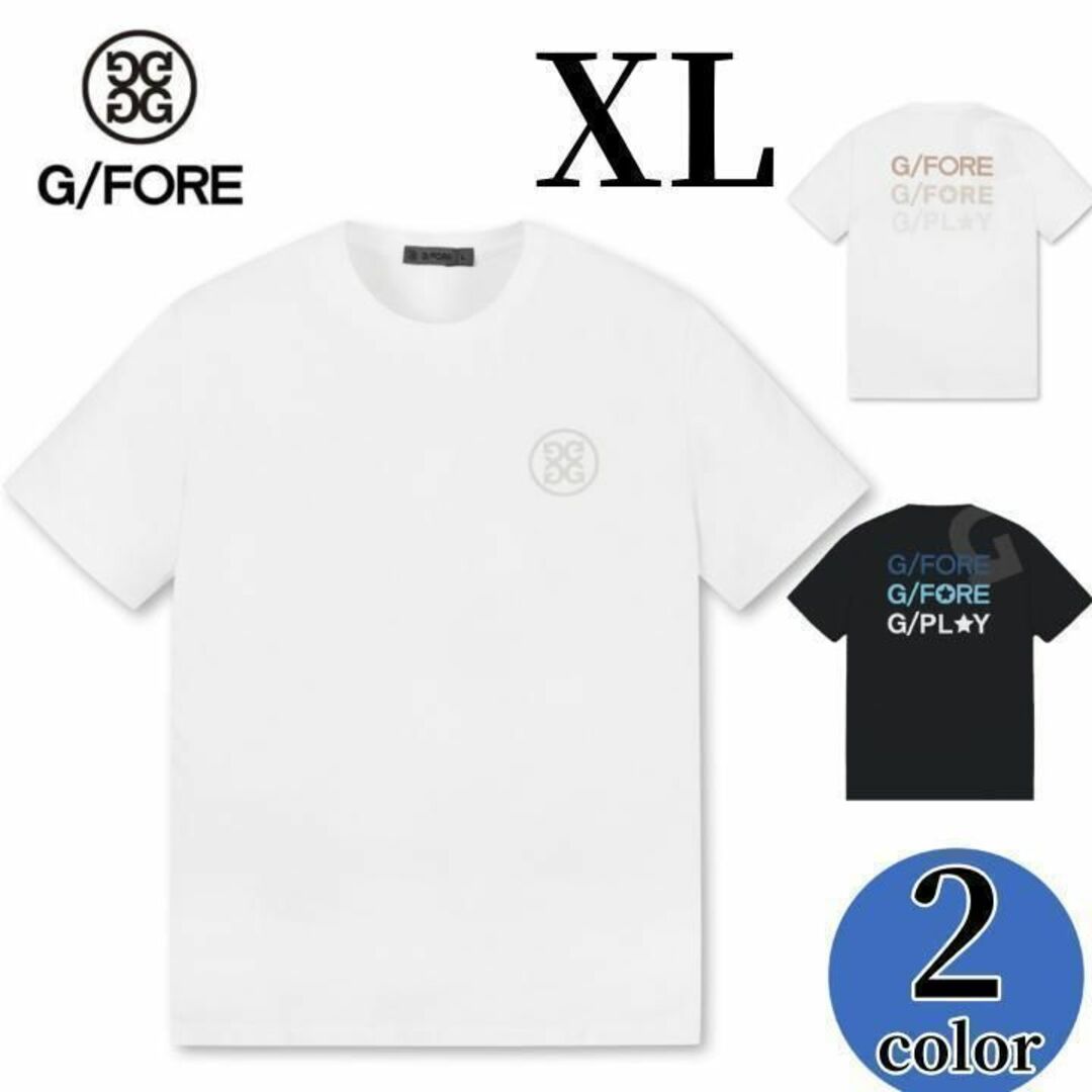G/FORE GOLF Tシャツ ジーフォア ゴルフ ウェア 【白 XL 新品】