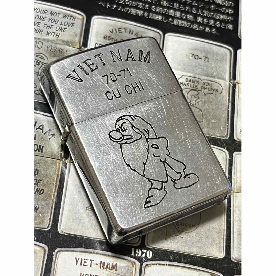 【ベトナムZIPPO】本物 1970年製ベトナムジッポー「ファックマン」