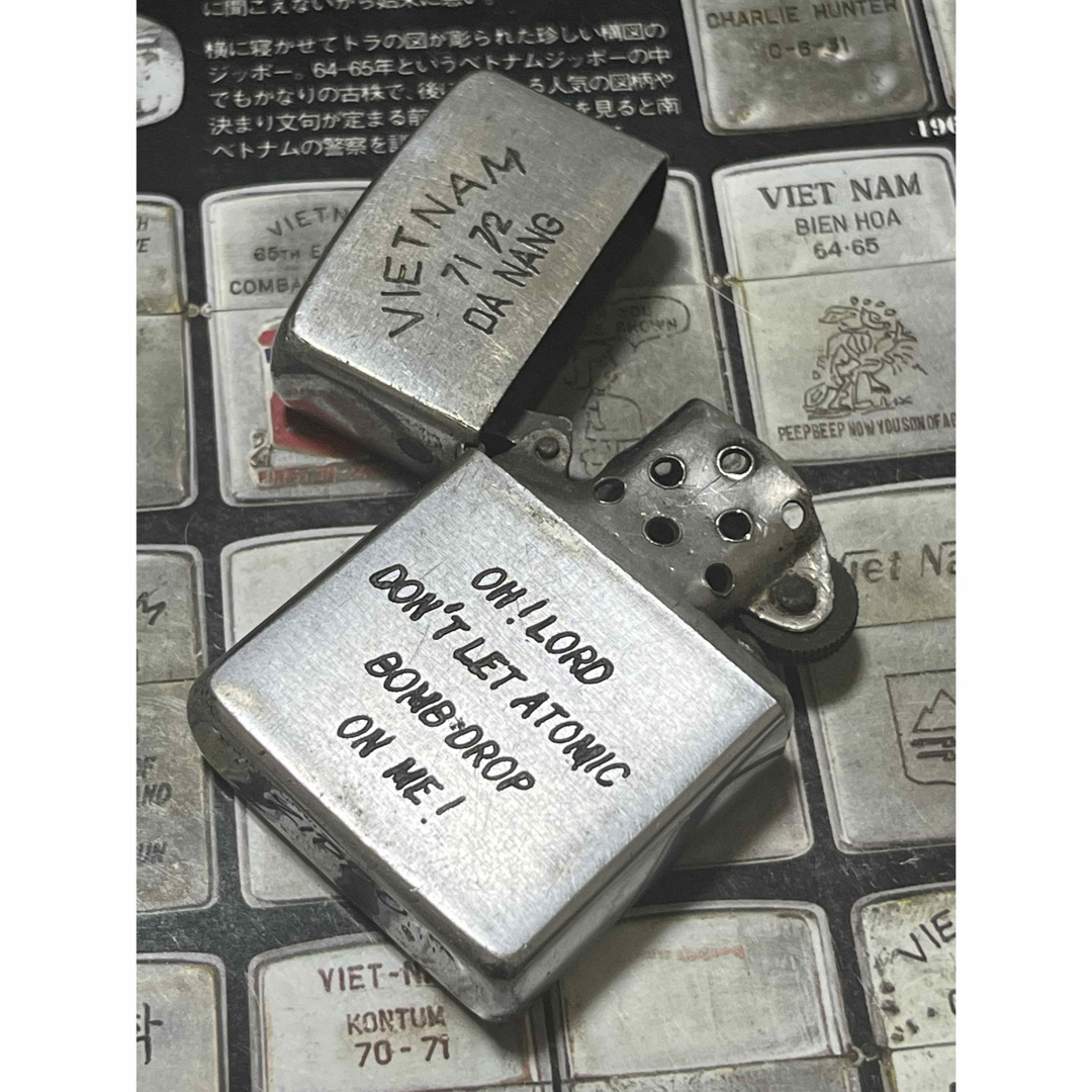 【ベトナムZIPPO】本物 1968年製ベトナムジッポー「空挺徽章」DA NAN