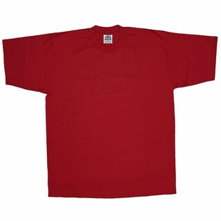 PRO 5 スーパーヘビー 半袖 プレーン 無地 Tシャツ レッド XXL(Tシャツ/カットソー(半袖/袖なし))