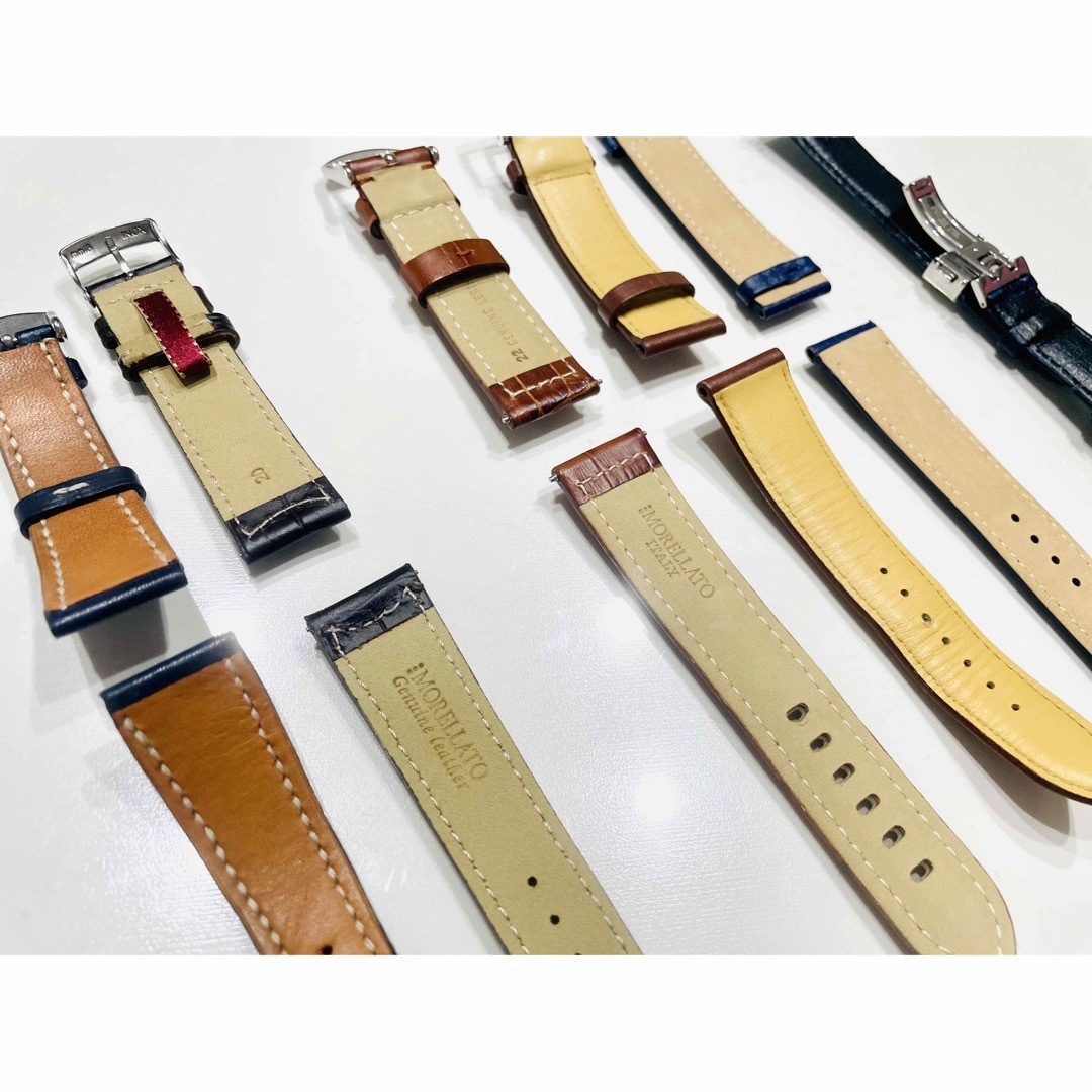 MORELLATO(モレラート)の腕時計　ベルトセット　モレラート2本あり メンズの時計(レザーベルト)の商品写真