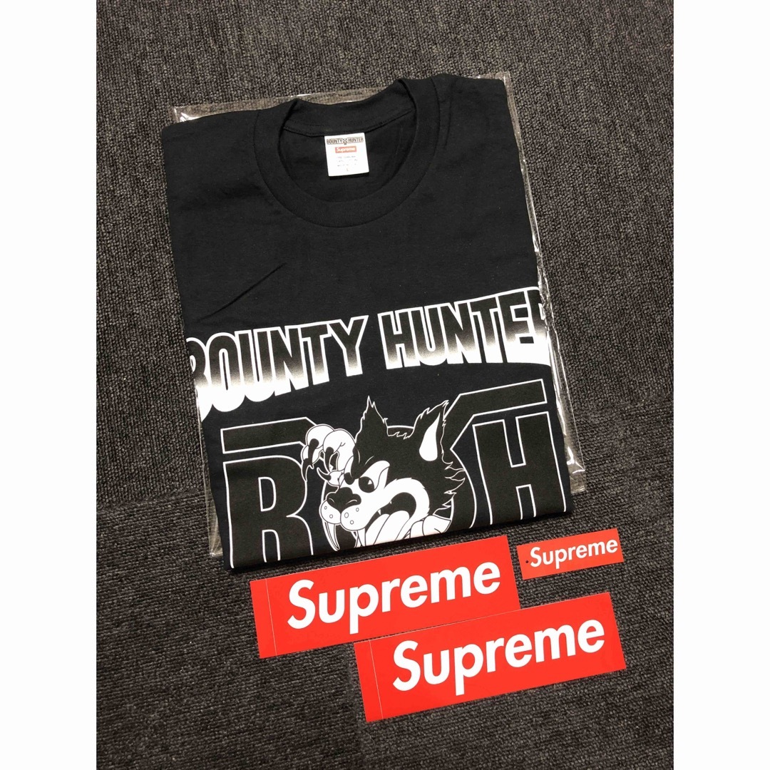 サイズM Supreme Bounty Hunter Wolf Tee 黒