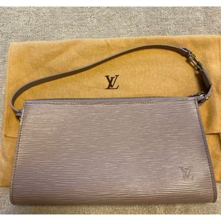 LOUIS VUITTON ルイ ヴィトン エピデニム プチノエ ショルダーバッグ M54636 エピレザー   ブルー ブラック  ワンショルダー トート ビトン 【本物保証】