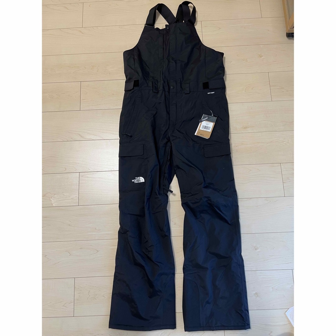 THE NORTH FACE - 新品 海外限定 ノースフェイス メンズ ビブパンツ 黒