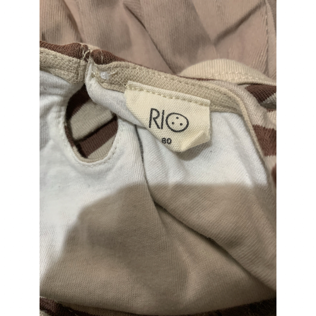 RIO(リオ)のRIO ボーダーワンピース キッズ/ベビー/マタニティのベビー服(~85cm)(ワンピース)の商品写真