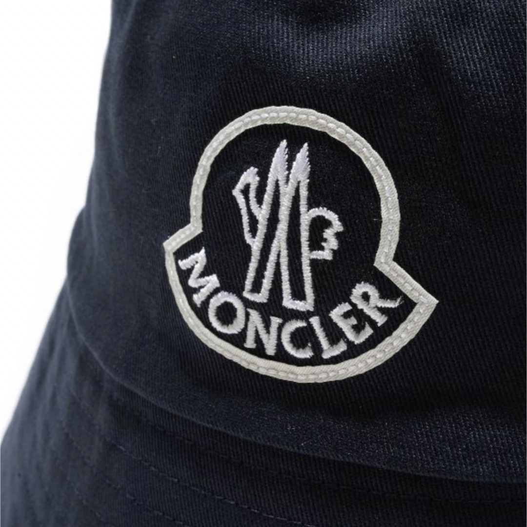 MONCLER(モンクレール)のMONCLER ネイビー バケットハット 新品未使用 レディースの帽子(ハット)の商品写真