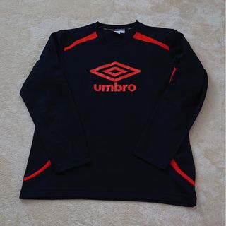 アンブロ(UMBRO)のumbro 黒×オレンジ 長袖シャツ S(ウェア)