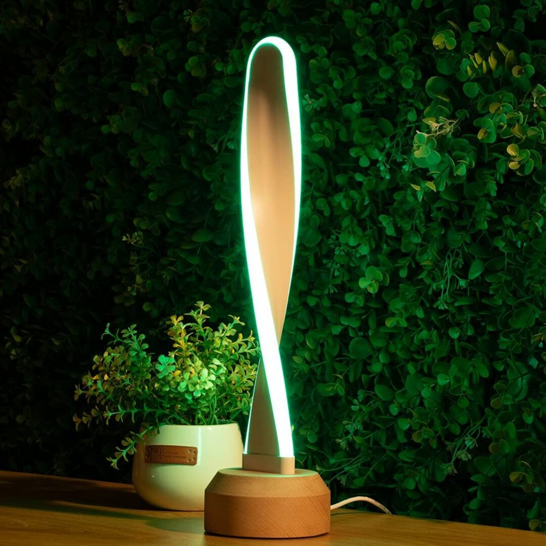 LEDの木製の電気スタンドベッドサイドランプ テーブルランプ ナイトライト 調光