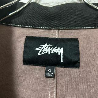 STUSSY - 【希少カラー】ステューシー ワンポイント 刺繍ロゴ 襟 ...