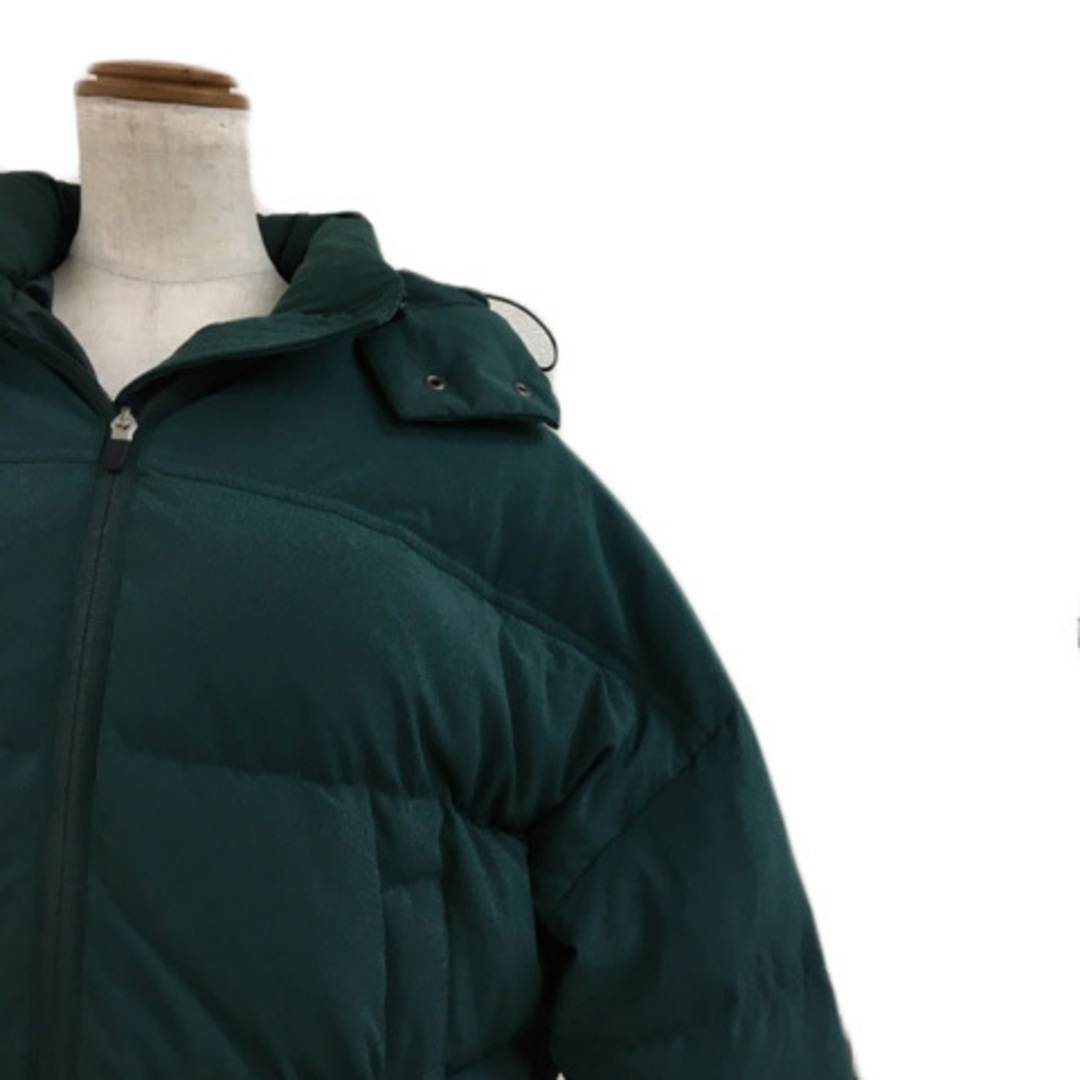 JEANASIS(ジーナシス)のジーナシス ジャケット ダウン フェザー 無地 フード 長袖 F 緑 レディースのジャケット/アウター(ダウンジャケット)の商品写真