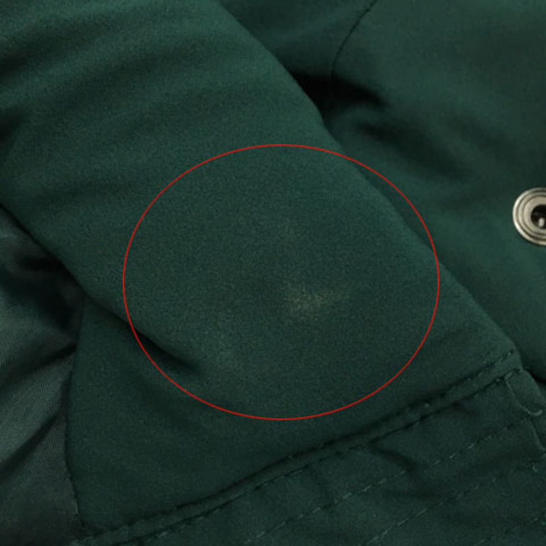JEANASIS(ジーナシス)のジーナシス ジャケット ダウン フェザー 無地 フード 長袖 F 緑 レディースのジャケット/アウター(ダウンジャケット)の商品写真