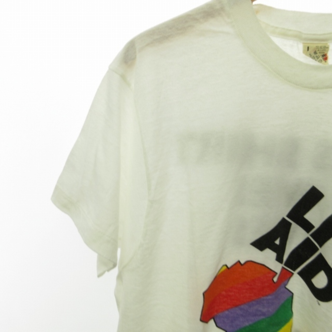 LIVE AID 80s ヴィンテージ Tシャツ カットソー バンT L STK