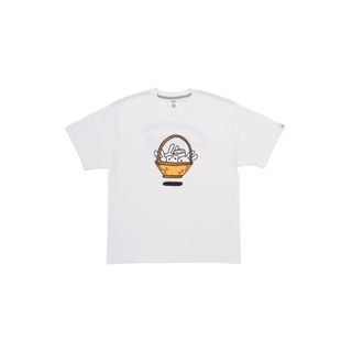 キューン(CUNE)の新品タグ付です♪[CUNE キューン]ゆったり着れるXLサイズ[カゴ(白色)](Tシャツ/カットソー(半袖/袖なし))