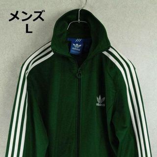 アディダス セットアップ/ジャージ (メンズ)(グリーン・カーキ/緑色系