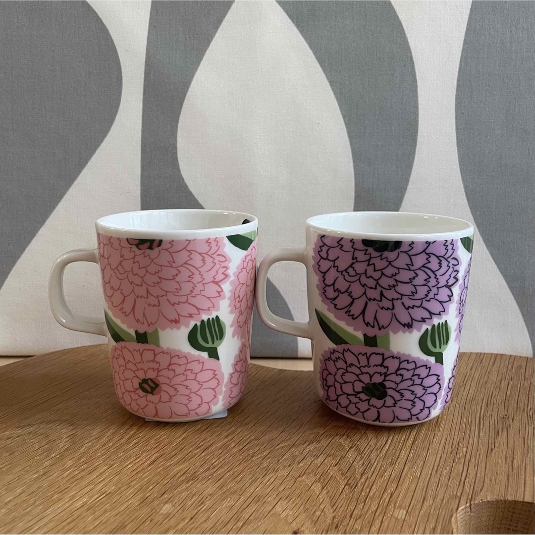 marimekko(マリメッコ)の新品 2個 marimekko Primavera プリマヴェーラ マグカップ インテリア/住まい/日用品のキッチン/食器(食器)の商品写真