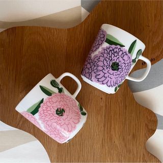 マリメッコ(marimekko)の新品 2個 marimekko Primavera プリマヴェーラ マグカップ(食器)