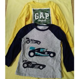 GAPKIDS ギャップ 子供服  男の子105、110cm ロンＴ 2枚セット(Tシャツ/カットソー)