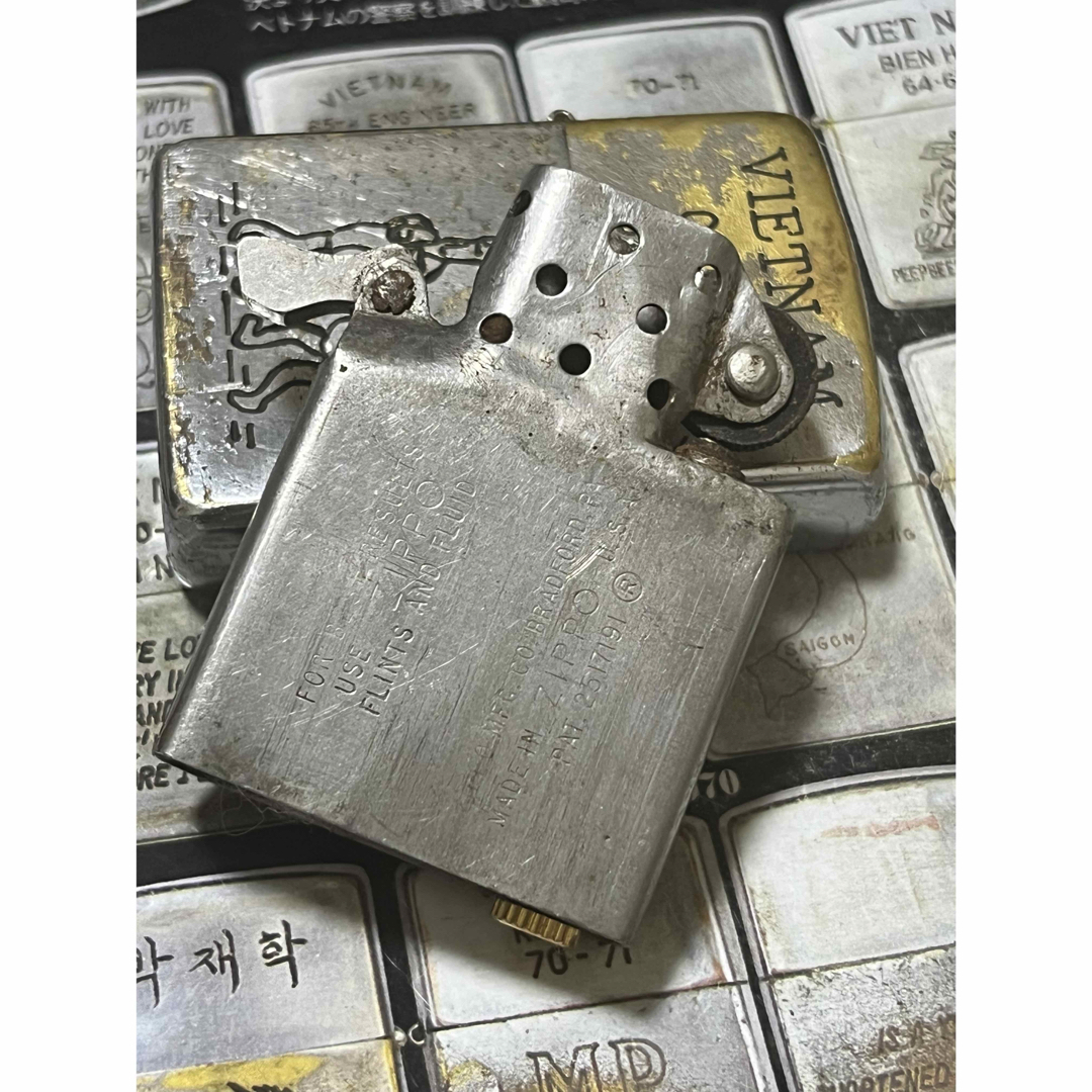 ベトナムZIPPO】本物 1968年製ベトナムジッポー「ファックマン」CHU