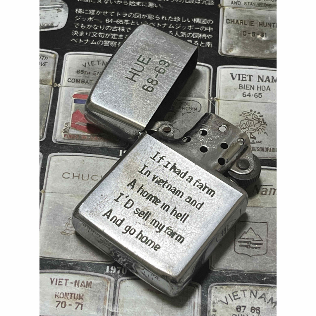 【ベトナムZIPPO】本物 1968年製ベトナムジッポー「ファックマン」HUE