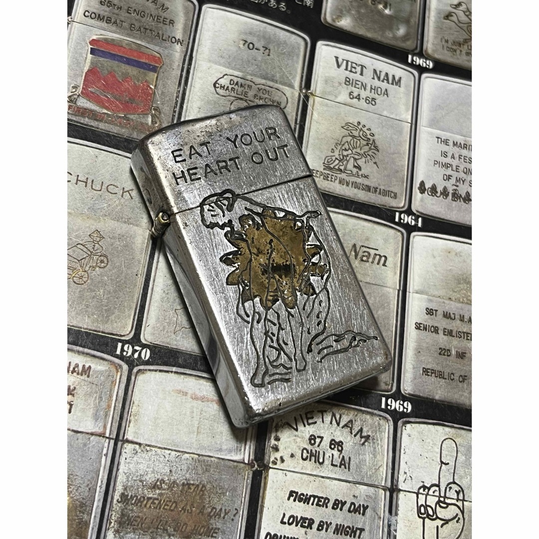 【ベトナムZIPPO】本物 1965年製ベトナムジッポー「ヌードモデル」スリム