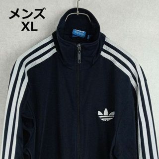 希少モデル　adidas　ショート丈ベロアスウェット　配色切り替え　デカロゴ刺繍