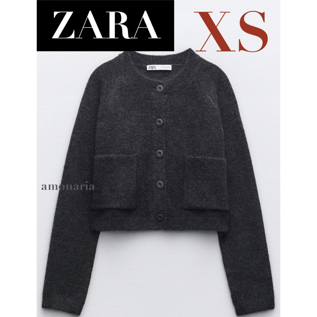 ZARA - 【11/23まで限定出品＊新品】ZARA クロップドニット