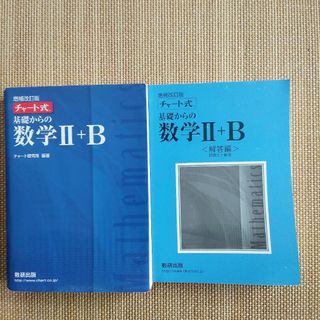 チャート式基礎からの数学2+B　解答編　二冊セット(語学/参考書)