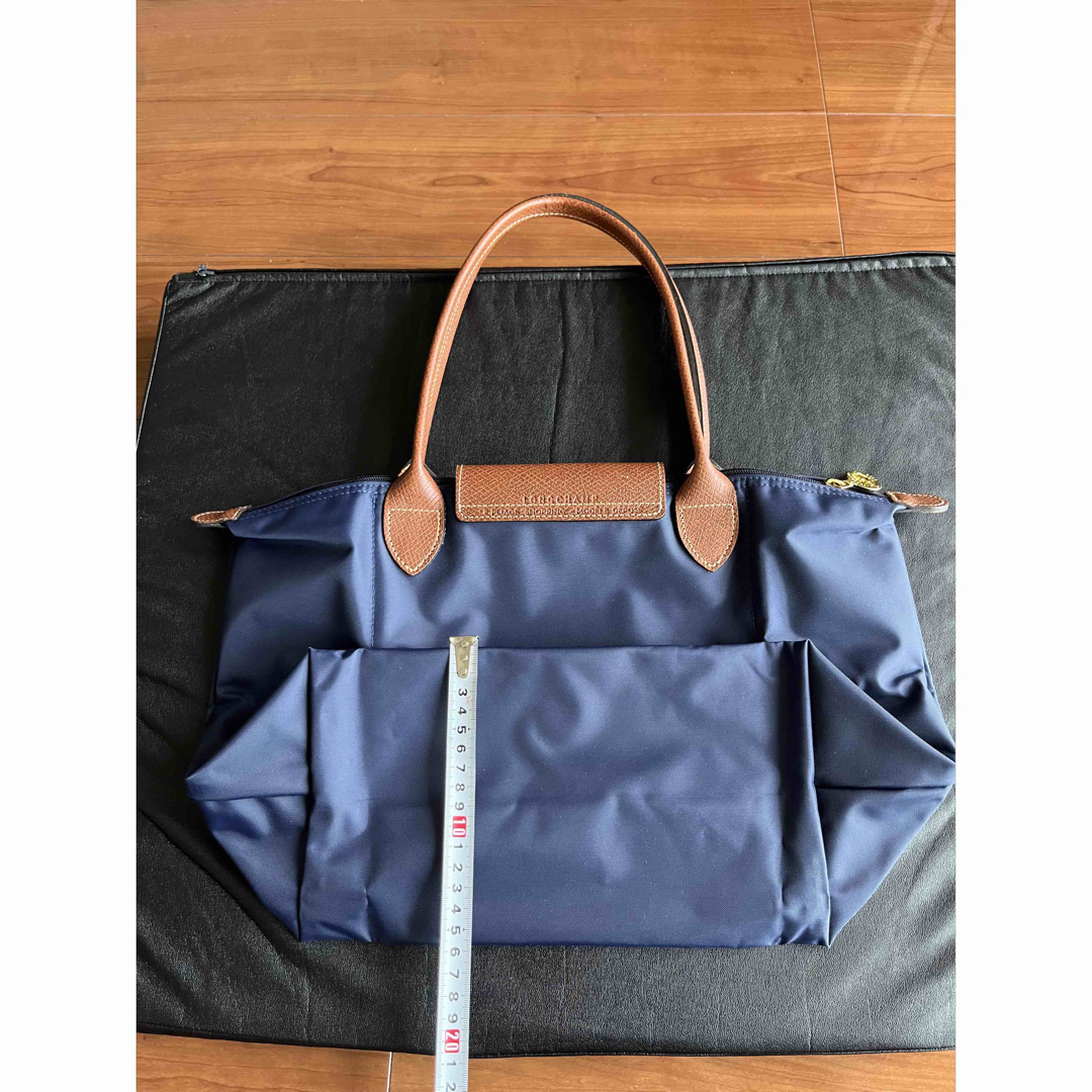 Longchamp ロンシャン　ルプリアージュ　ネイビー　S トートバッグ 4