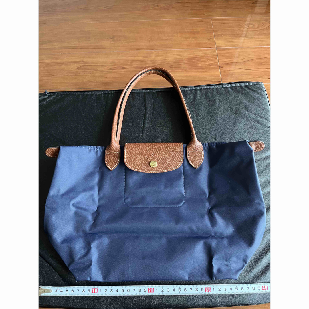 Longchamp ロンシャン　ルプリアージュ　ネイビー　S トートバッグ 2