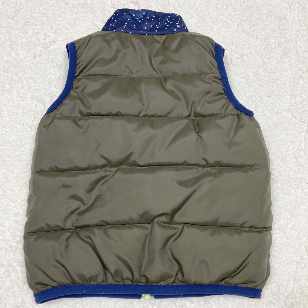 RUGGEDWORKS(ラゲッドワークス)の美品　RUGGEDWORKS  リバーシブル　中綿ベスト 110 キッズ/ベビー/マタニティのキッズ服男の子用(90cm~)(ジャケット/上着)の商品写真