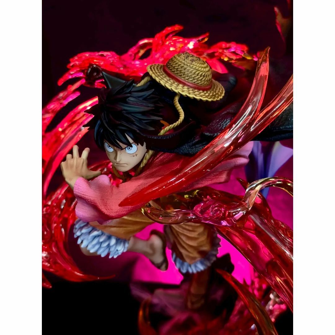 ワンピース ルフィ 流桜 ガレージキット フィギュア 塗装済み完成品 ワンピース ルフィ 流桜 ガレージキット フィギュア 塗装済み完成品