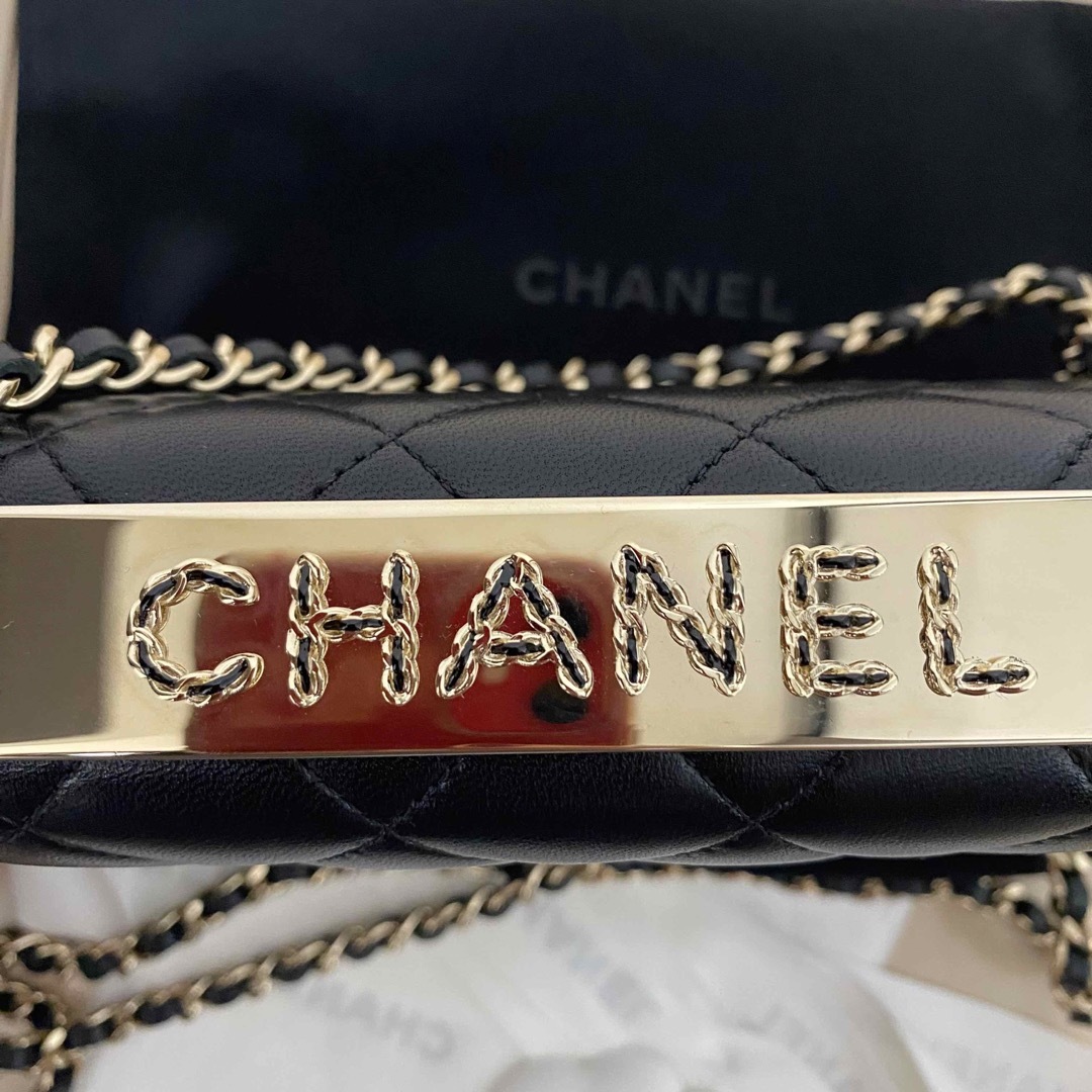 CHANEL - 新品未使用 シャネル トレンディCC チェーンウォレットの通販