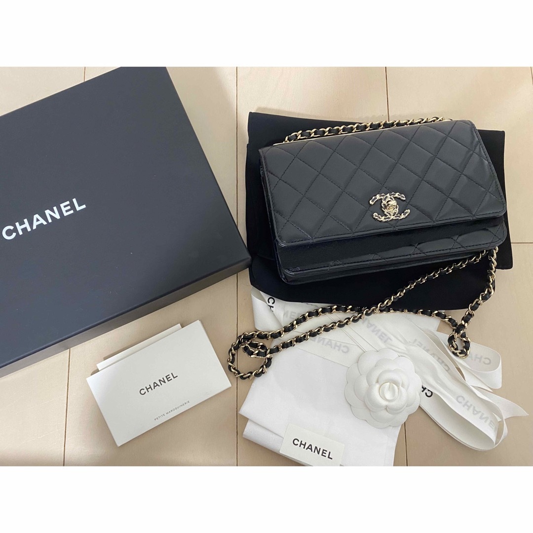 CHANEL - 新品未使用 シャネル トレンディCC チェーンウォレットの通販