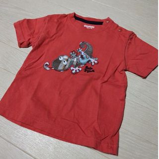 オシュコシュ(OshKosh)の未使用　oshkosh b'gosh　オシュコシュビゴッシュ　80サイズ　朱色(Ｔシャツ)