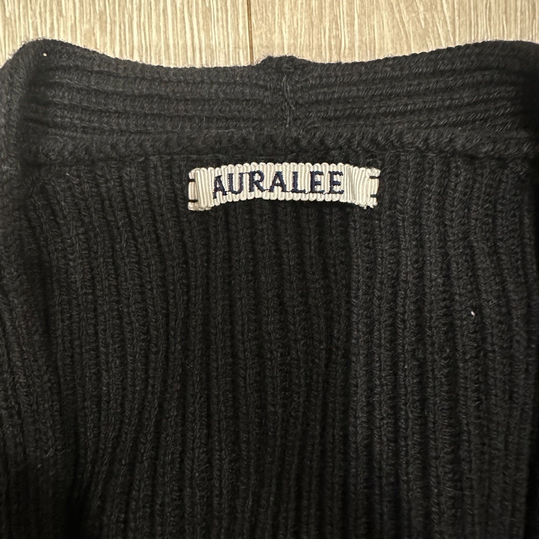 AURALEE SUPER FINE WOOL RIB KNIT カーディガン4 AURALEE SUPER FINE WOOL RIB KNIT カーディガン4