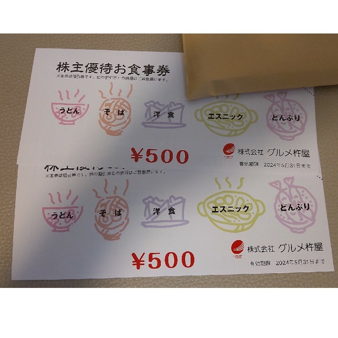 グルメ杵屋　元気寿司　1000円 エンタメ/ホビーのエンタメ その他(その他)の商品写真