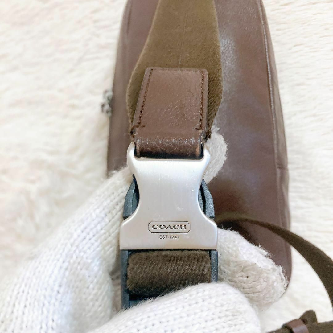COACH - ✨美品✨COACH コーチ ボディバッグ ヘリテージ オールレザー