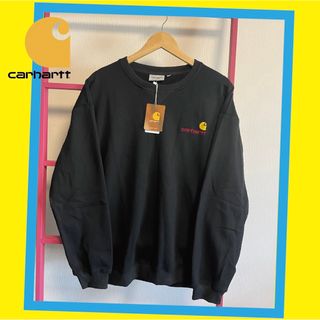 カーハート(carhartt)の【大人気！】Carhartt カーハート　トレーナー　スウェット　刺繍ロゴ　新品(スウェット)