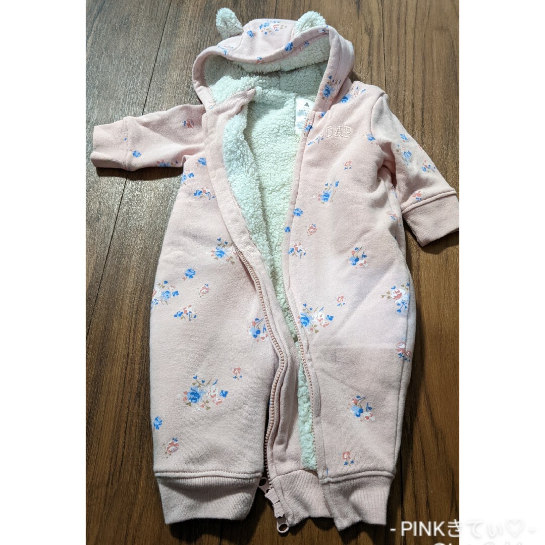 babyGAP(ベビーギャップ)のbabygap ベビーギャップ ボディオール(ベビー) 0-3ヶ月 ロンパース キッズ/ベビー/マタニティのベビー服(~85cm)(カバーオール)の商品写真