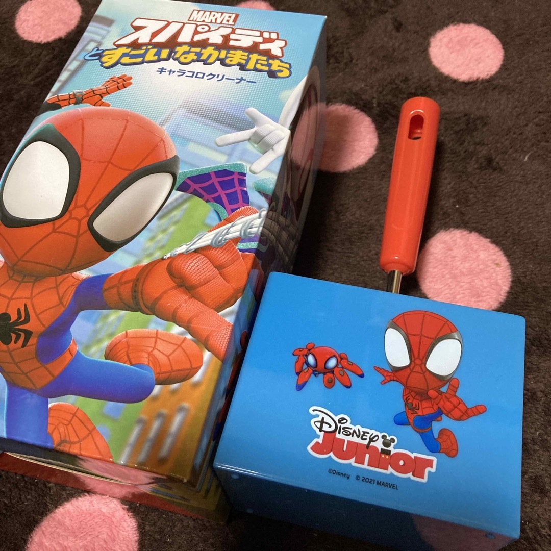 スパイダーマン　コロコロ　掃除 エンタメ/ホビーのおもちゃ/ぬいぐるみ(キャラクターグッズ)の商品写真