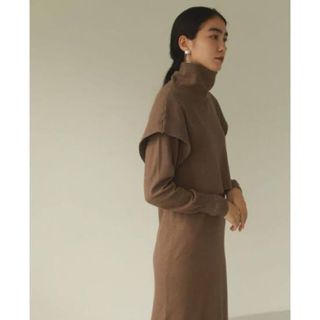 トゥデイフル(TODAYFUL)のtodayful Layered Knit Dress レイヤードニットドレス(ロングワンピース/マキシワンピース)