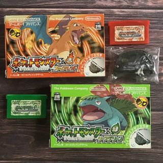 ゲームボーイアドバンス(ゲームボーイアドバンス)のポケットモンスター ファイアレッド・リーフグリーン GBA(携帯用ゲームソフト)