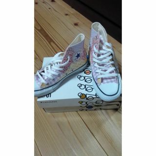 コンバース(CONVERSE)のコンバース　オールスター23.5ｾﾝﾁ　PALE-PIECE HI (スニーカー)