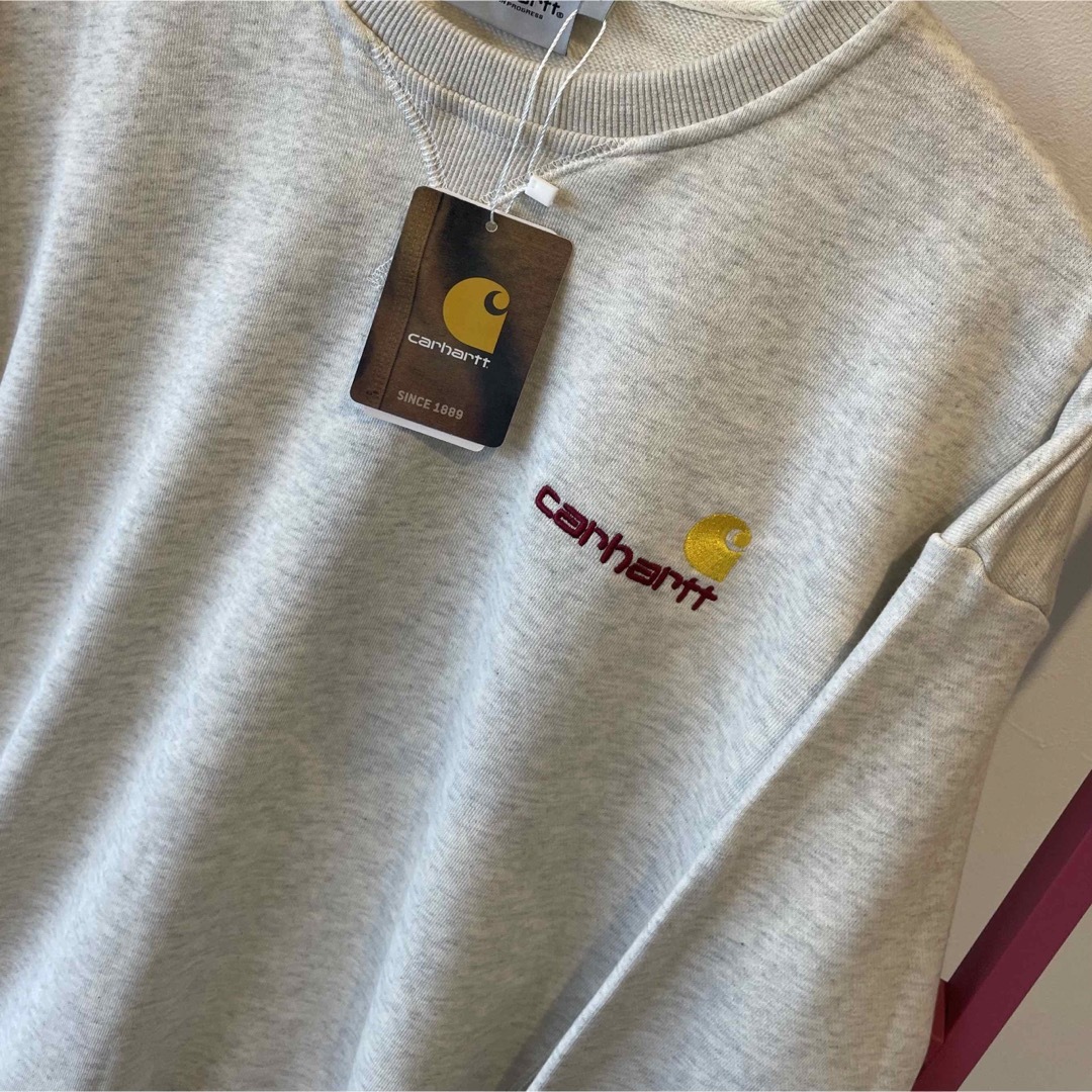 【大人気！】Carhartt カーハート　トレーナー　スウェット　刺繍ロゴ　新品