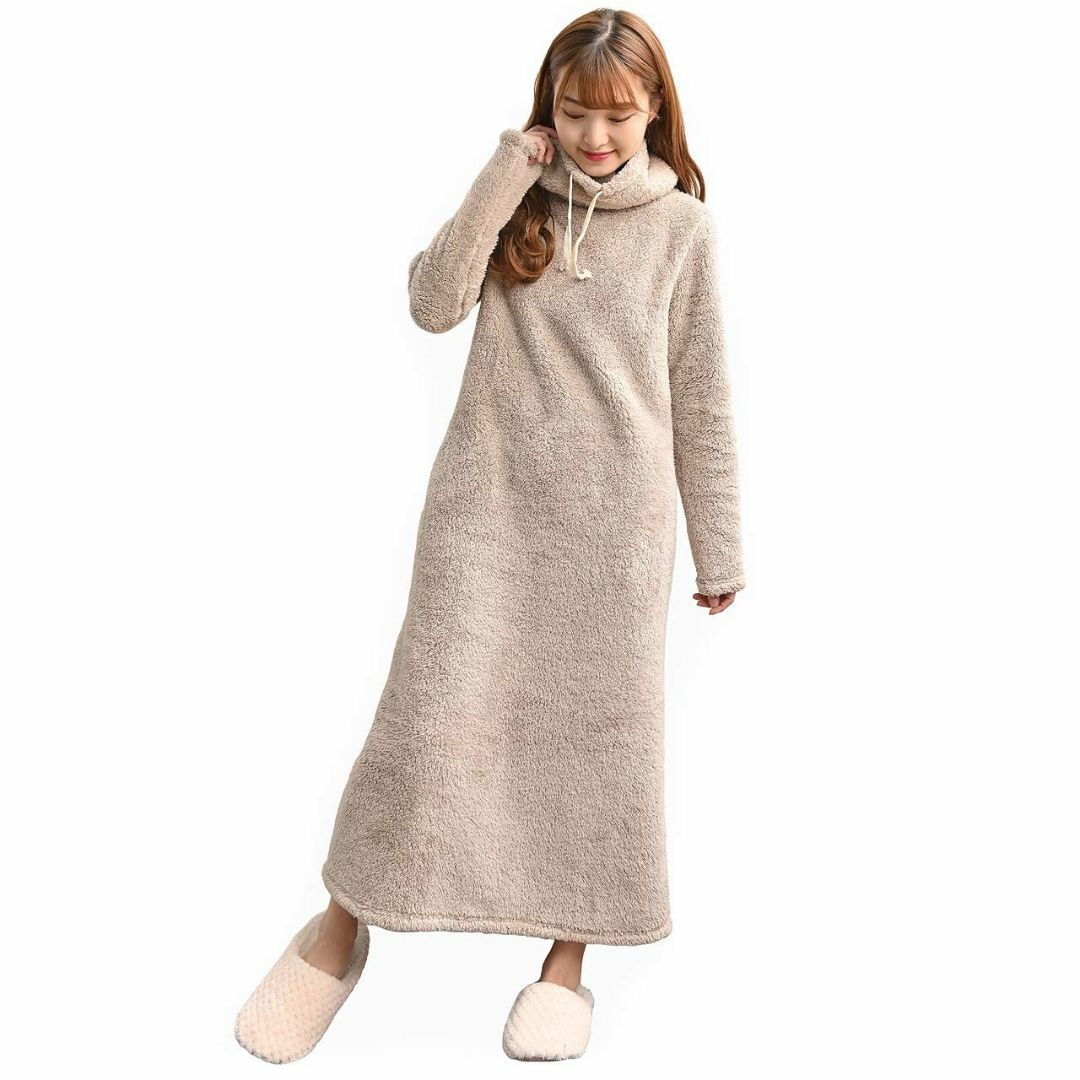 【色: モカ】[アシスタント] ルームウェア 着る毛布 部屋着 レディース 暖か