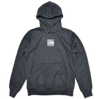 ザノースフェイス(THE NORTH FACE)のS 海外限定 ノースフェイス スウェット パーカ ワッペン ロゴ フーディ 黒(パーカー)