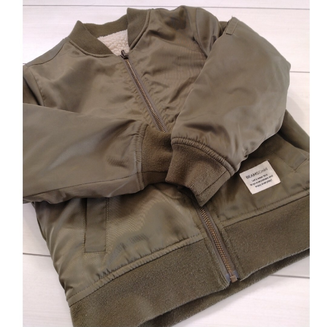 BEAMS(ビームス)のBEAMS mini　リバーシブル　MA-1 キッズ/ベビー/マタニティのキッズ服男の子用(90cm~)(ジャケット/上着)の商品写真