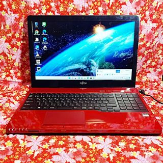 富士通 ノートPC(レッド/赤色系)の通販 500点以上 | 富士通のスマホ