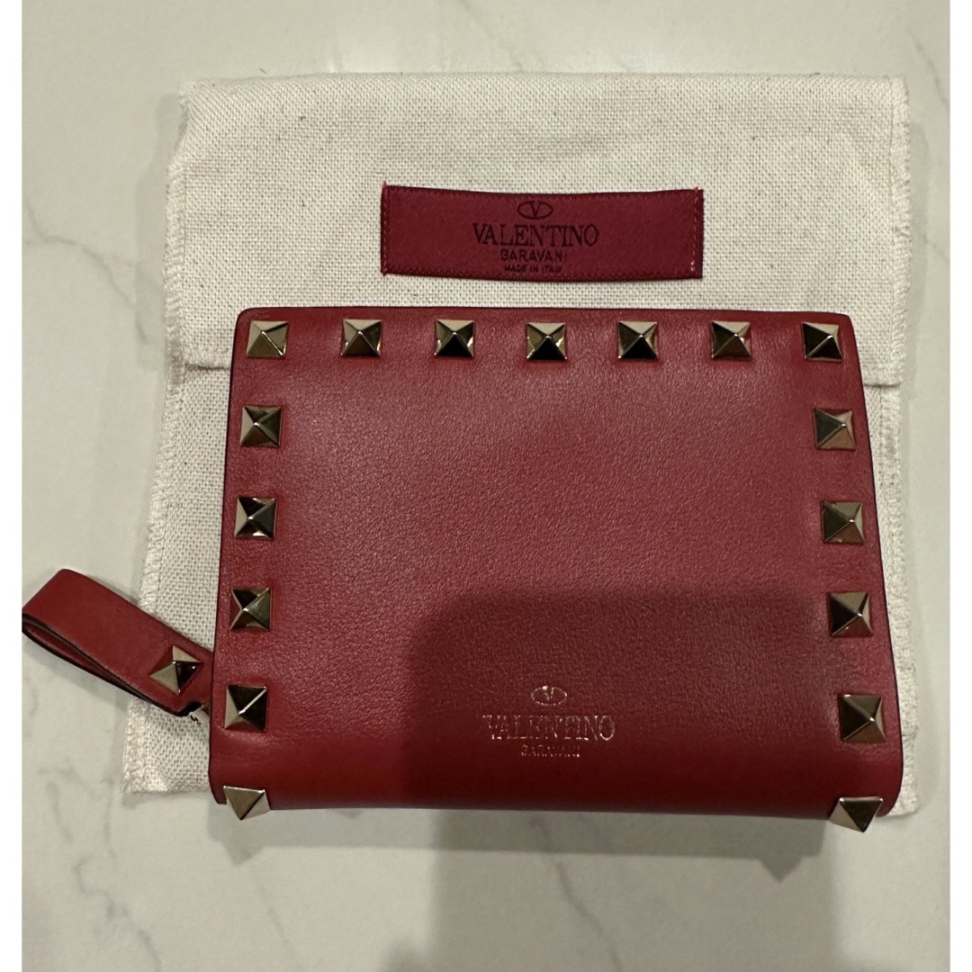 超美品VALENTINO ヴァレンティノ ロックスタッズ 財布-